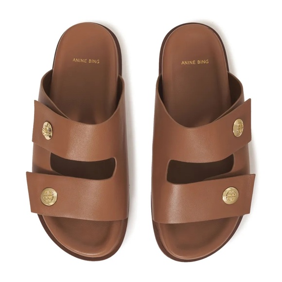 ANINE BING Ella Slides - Picture 1 of 7